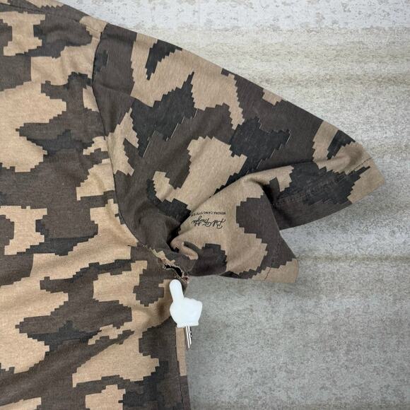 Vintage 90s Winona Shirt Mens L Hunting Camo Cotton Short Sleeve Made in USA - Picture 4 of 4